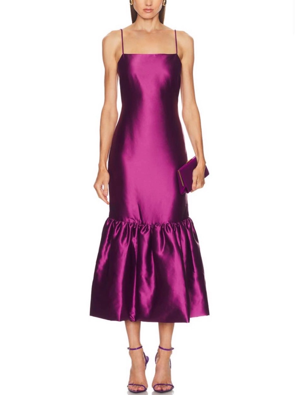 Caroline Constas Sydney Ruffle Hem